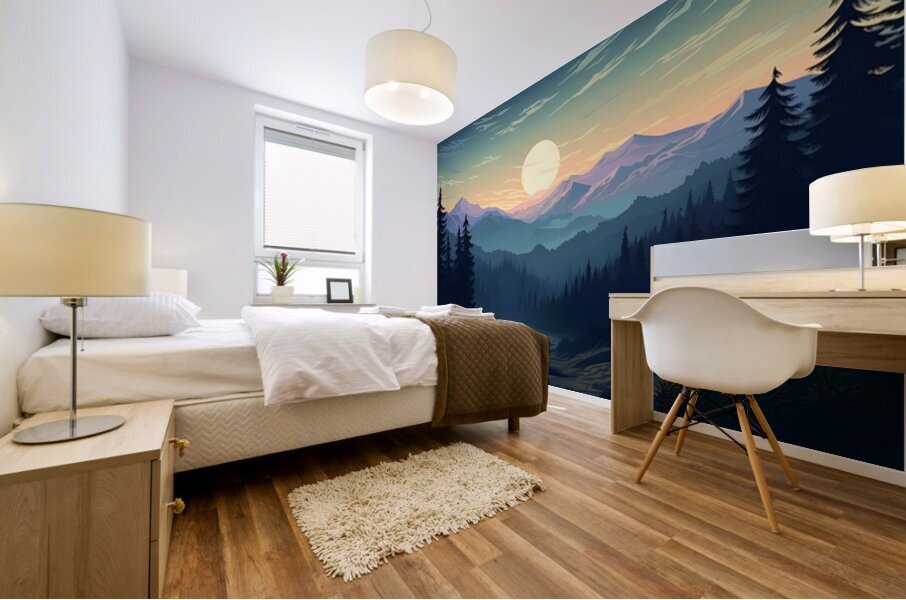 Mountain Landscape 37 Mural print
