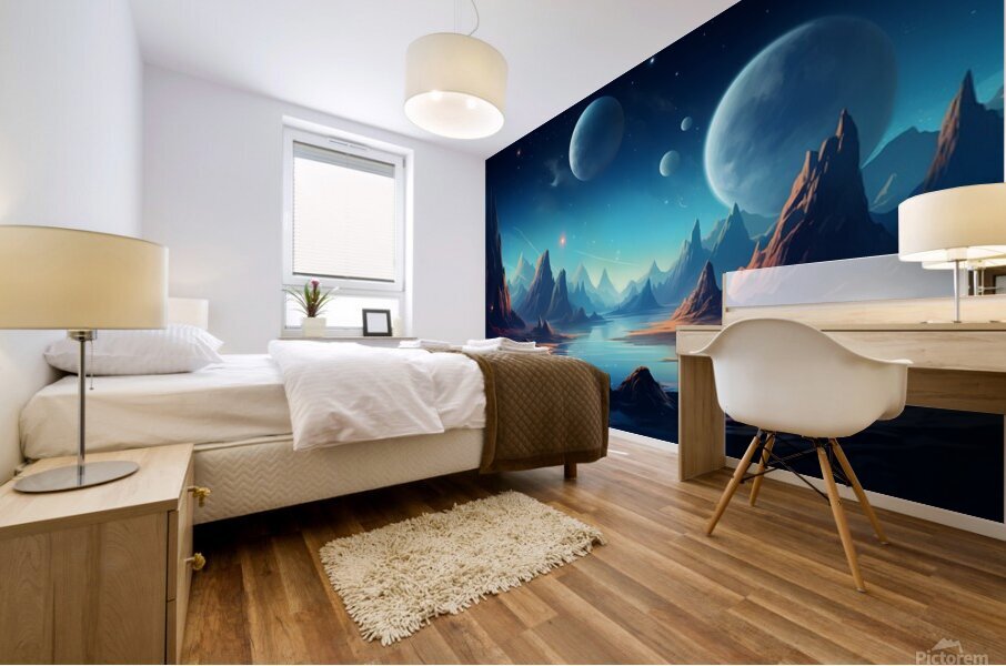 Planetscape 48 Mural print