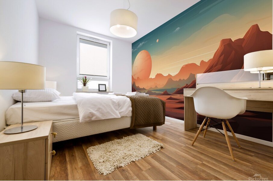 Planetscape 41 Mural print
