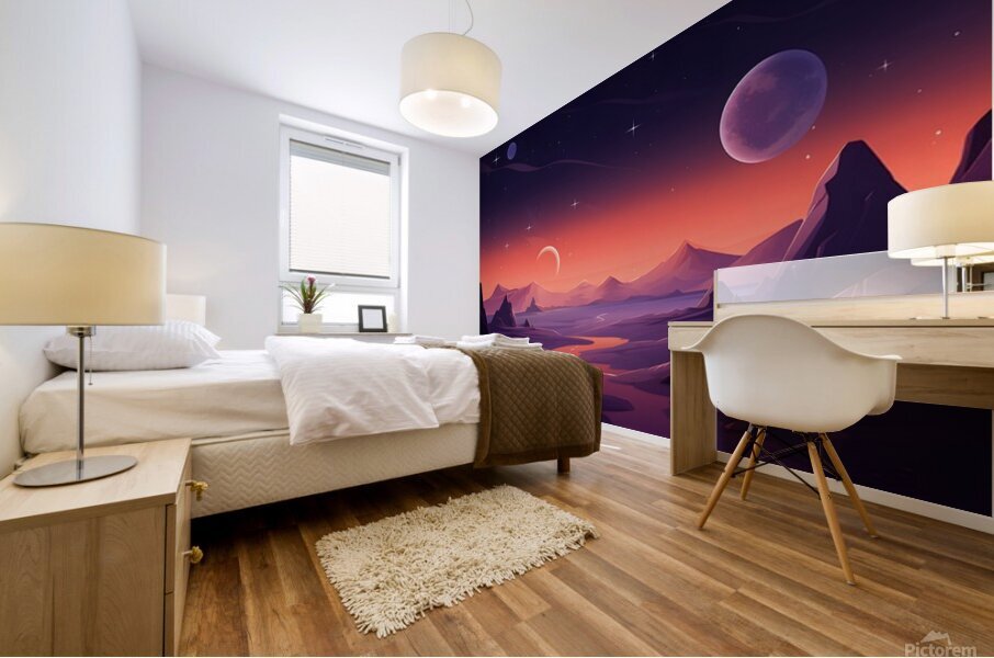 Planetscape 64 Mural print