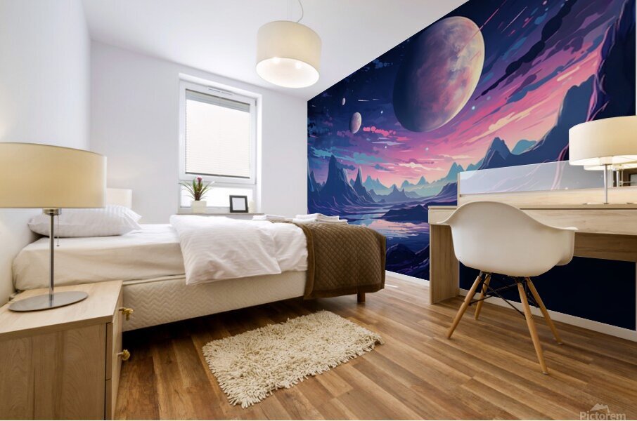 Planetscape 51 Mural print