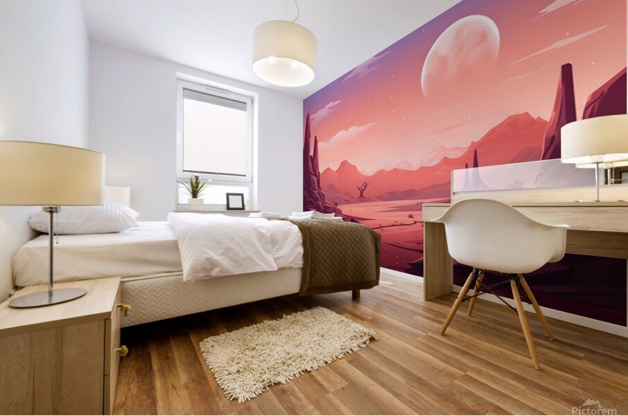 Planetscape 9 Mural print