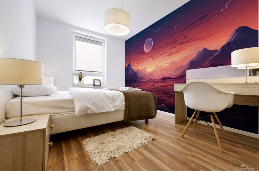 Planetscape 5 Mural print