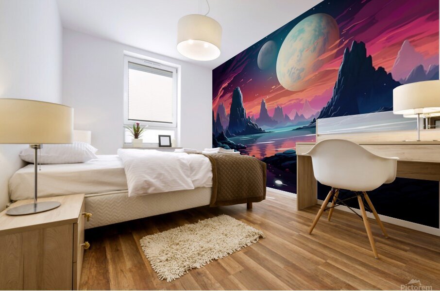 Planetscape 52 Mural print