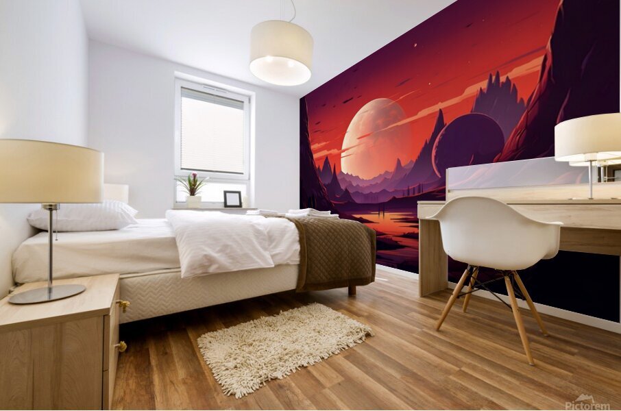 Planetscape 54 Mural print