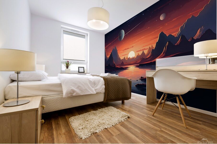 Planetscape 46 Mural print