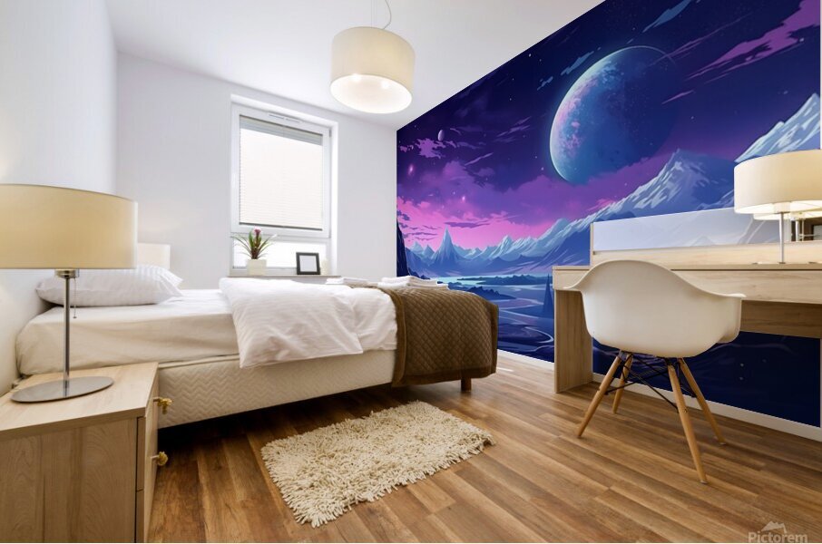 Planetscape 72 Mural print