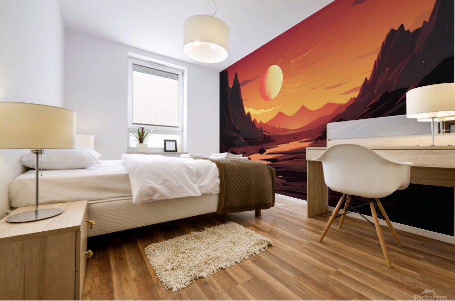 Planetscape 12 Mural print