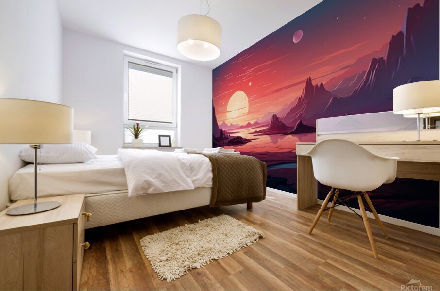 Planetscape 55 Mural print