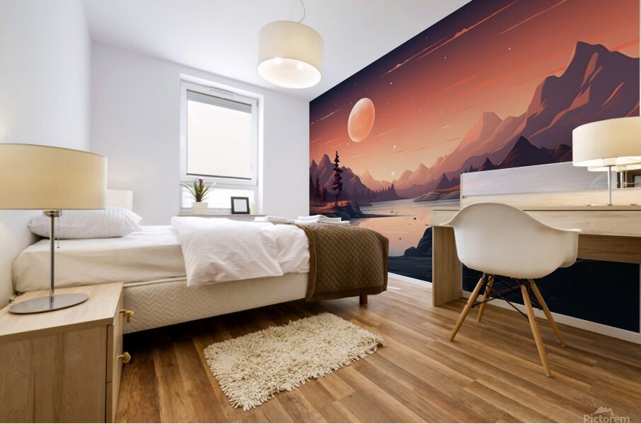 Planetscape 1 Mural print