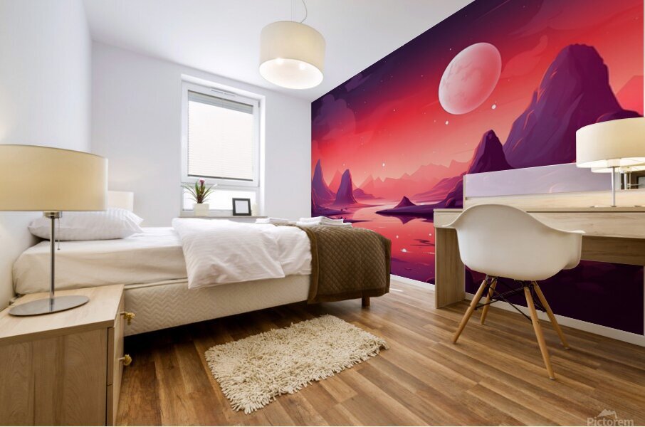 Planetscape 62 Mural print