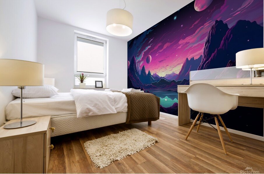 Planetscape 33 Mural print