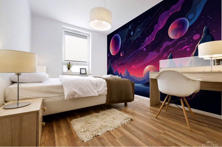 Planetscape 17 Mural print