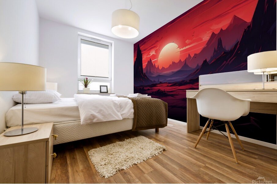Planetscape 8 Mural print