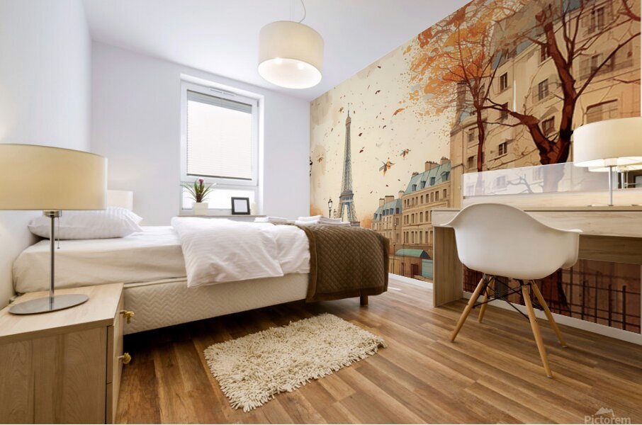 Happy Paris 2 Mural print