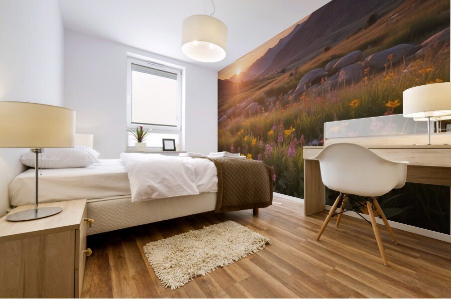 Mountain Landscape Wall Art Print 66 Mural print