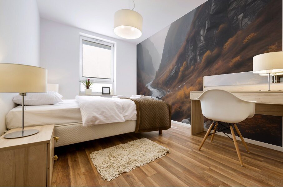 Mountain Landscape Wall Art Print 63 Mural print