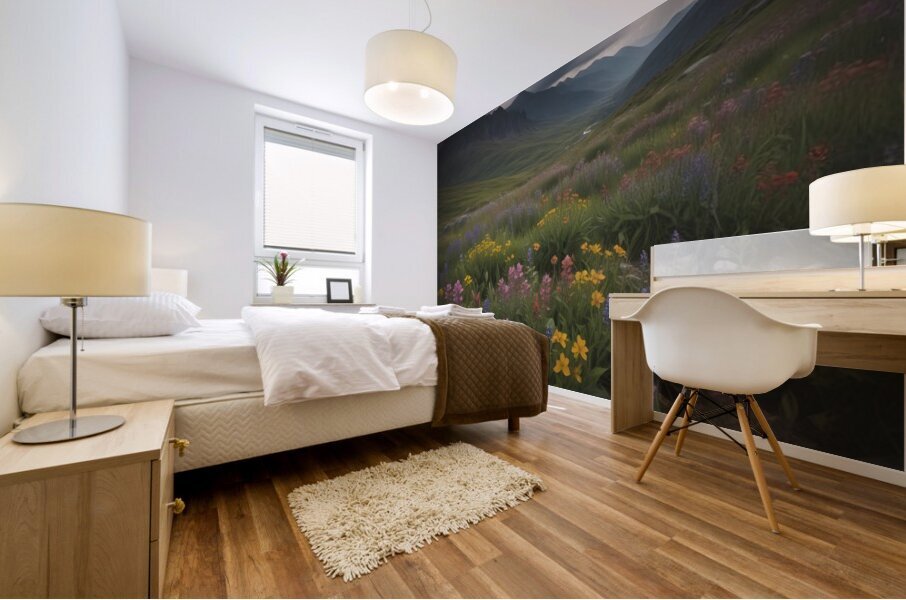 Mountain Landscape Wall Art Print 36 Mural print