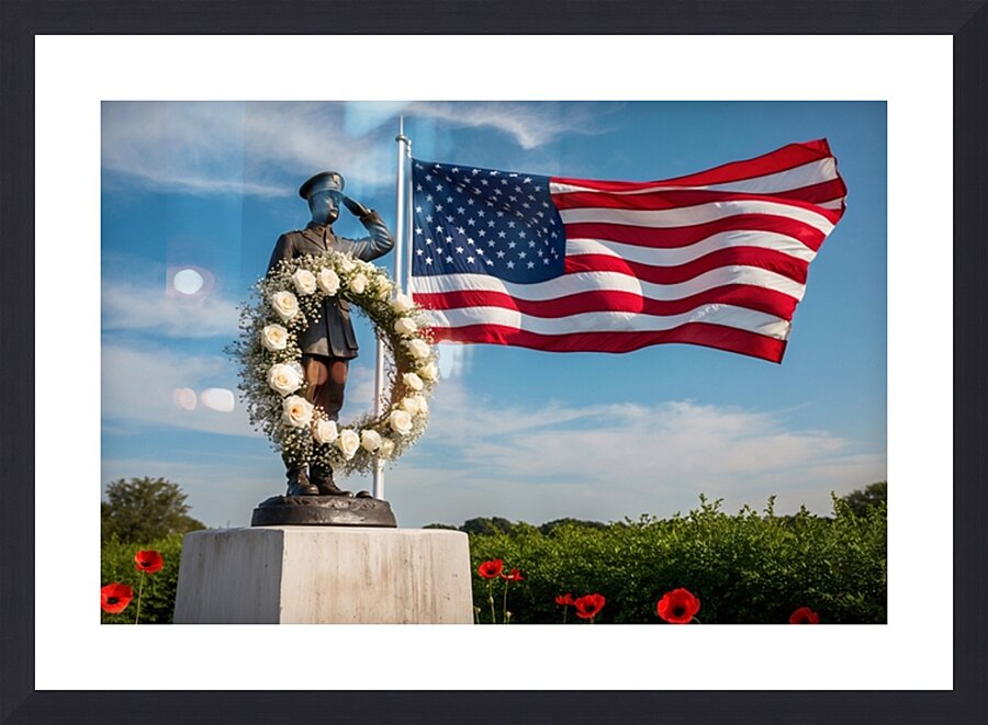 Memorial Day Wallpaper 77 Picture Frame print