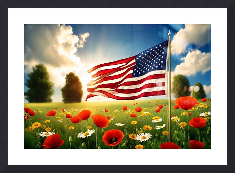 Memorial Day Wallpaper 81 Picture Frame print