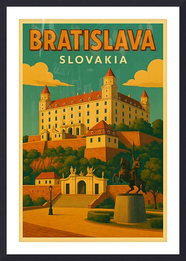 Bratislava slovakia Picture Frame print