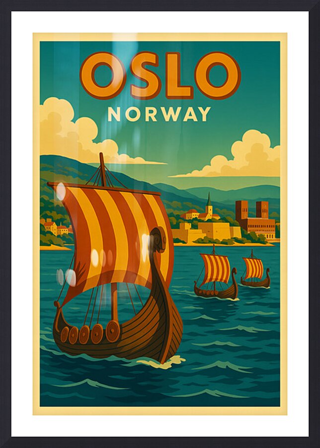 Oslo norway Picture Frame print
