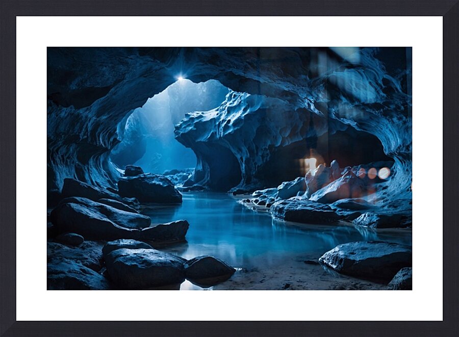 Caves Wallpaper 34 Picture Frame print