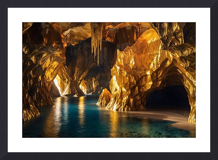 Caves Wallpaper 39 Picture Frame print