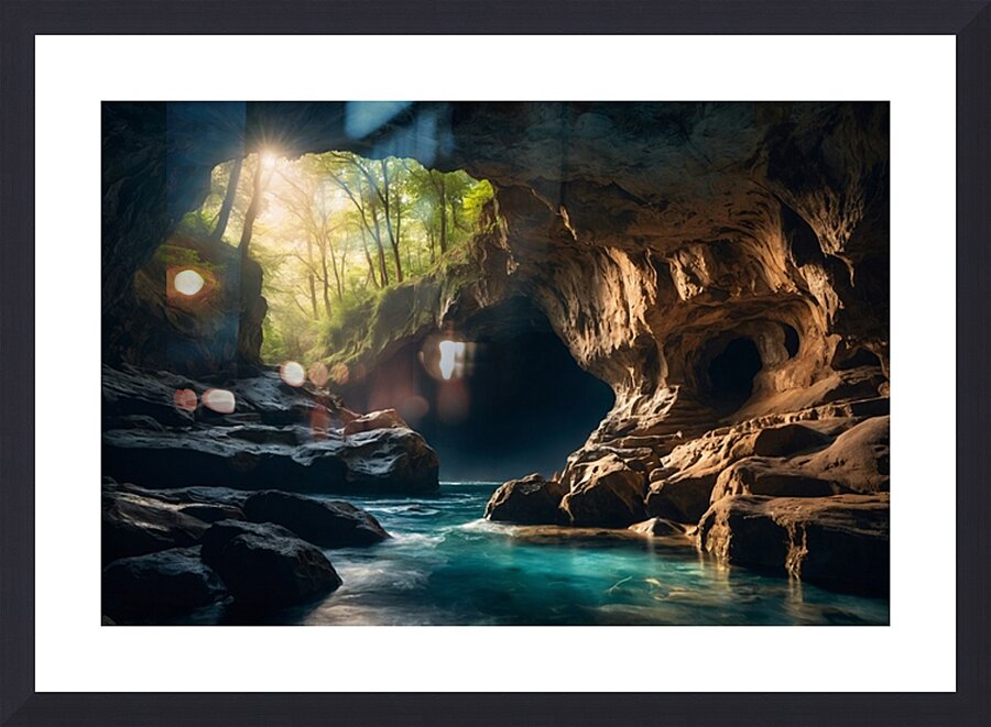 Caves Wallpaper 48 Picture Frame print