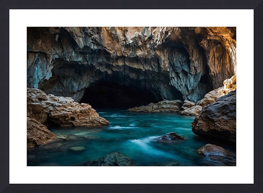 Caves Wallpaper 43 Picture Frame print