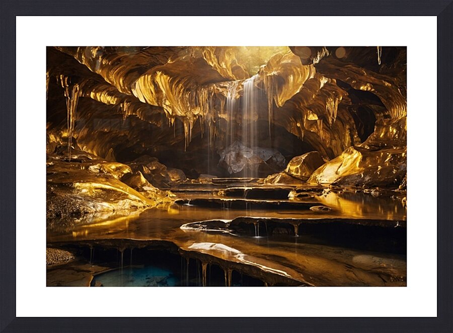Caves Wallpaper 40 Picture Frame print