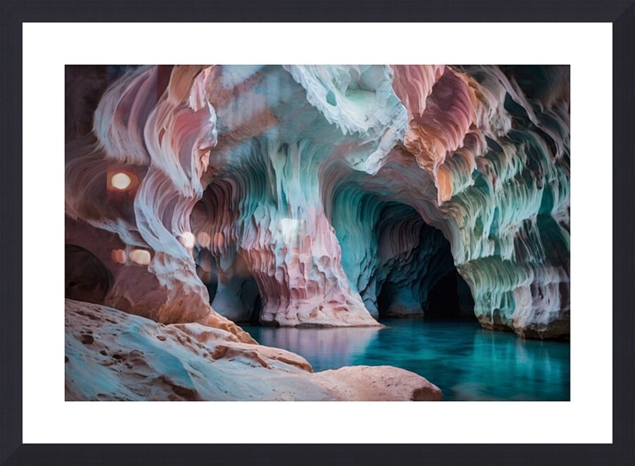 Caves Wallpaper 70 Picture Frame print