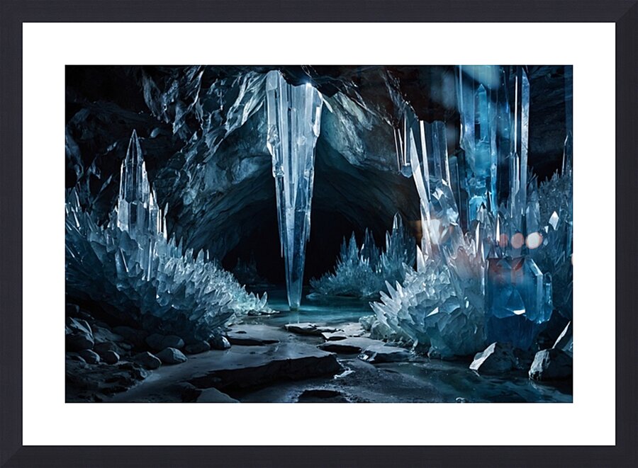 Caves Wallpaper 9 Picture Frame print