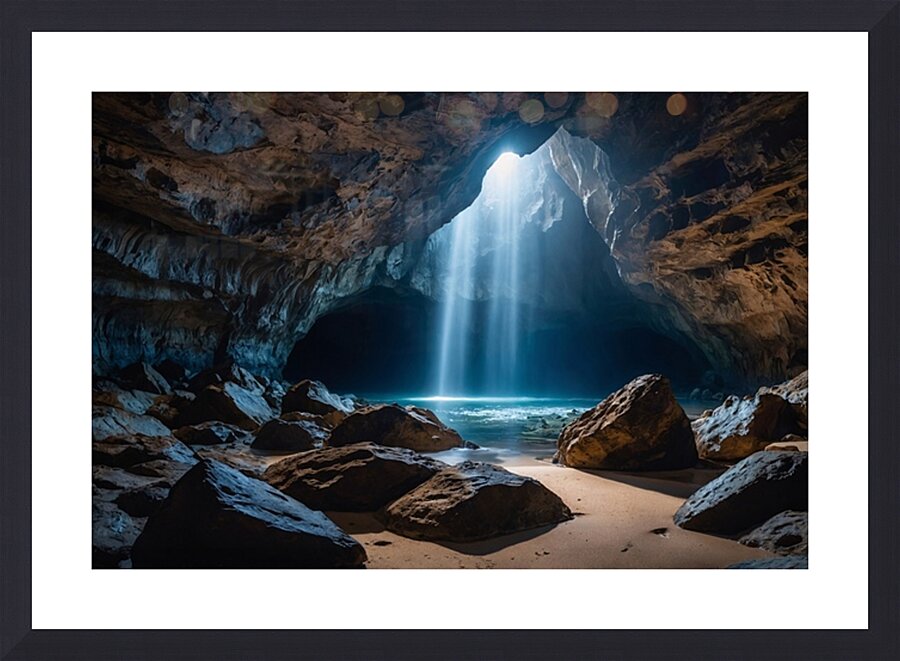 Caves Wallpaper 47 Picture Frame print