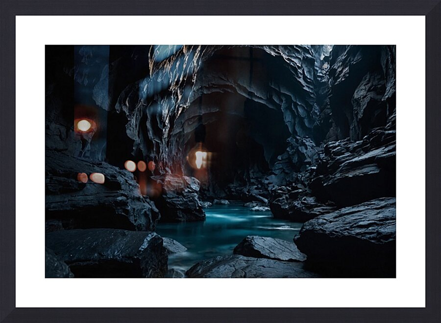 Caves Wallpaper 22 Picture Frame print