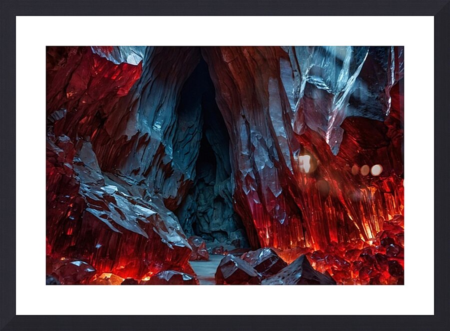 Caves Wallpaper 18 Picture Frame print