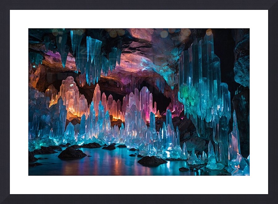 Caves Wallpaper 13 Picture Frame print