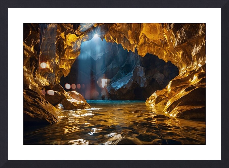 Caves Wallpaper 42 Picture Frame print