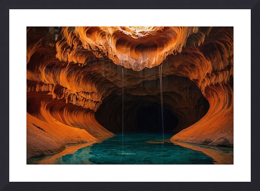 Caves Wallpaper 64 Picture Frame print