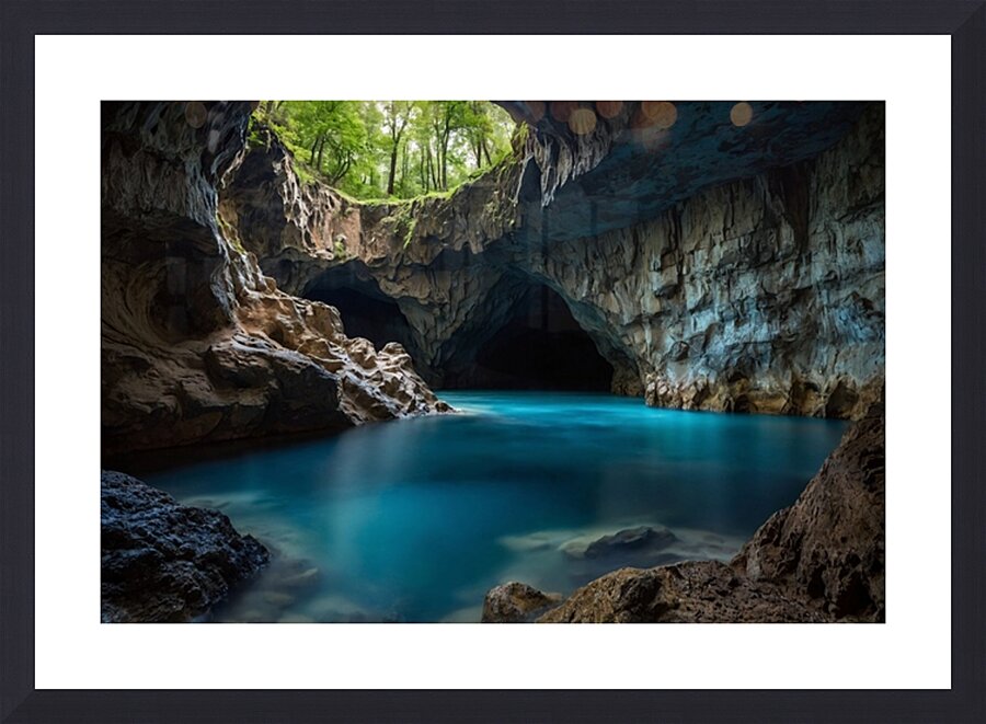 Caves Wallpaper 53 Picture Frame print
