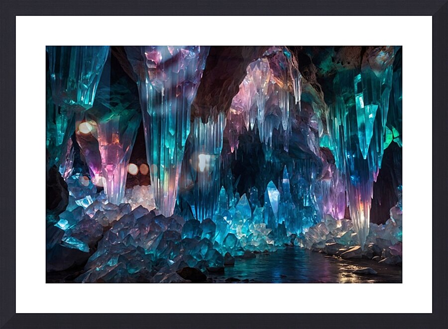 Caves Wallpaper 12 Picture Frame print