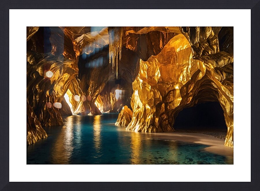 Caves Wallpaper 39 Picture Frame print