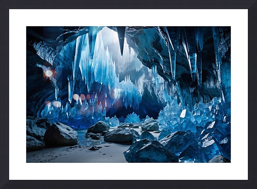 Caves Wallpaper 3 Picture Frame print