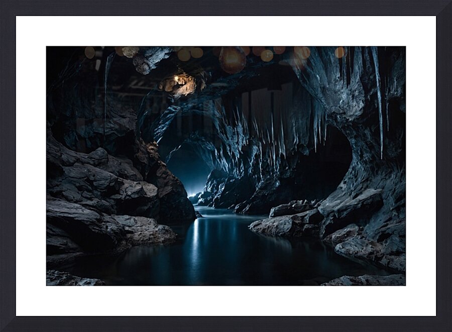 Caves Wallpaper 26 Picture Frame print