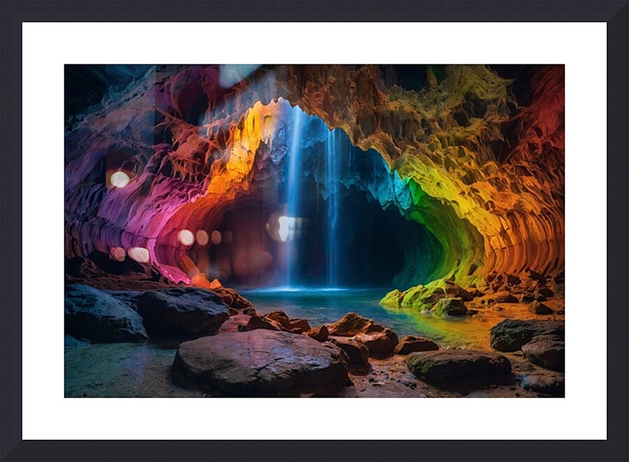 Caves Wallpaper 91 Picture Frame print
