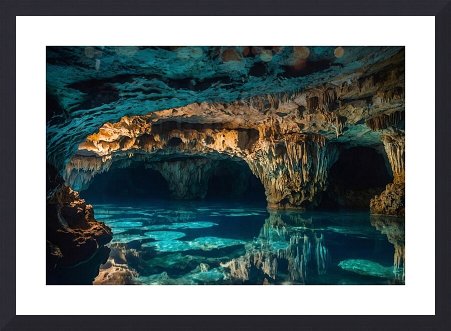 Caves Wallpaper 106 Picture Frame print
