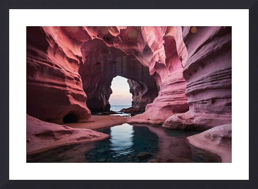 Caves Wallpaper 80 Picture Frame print