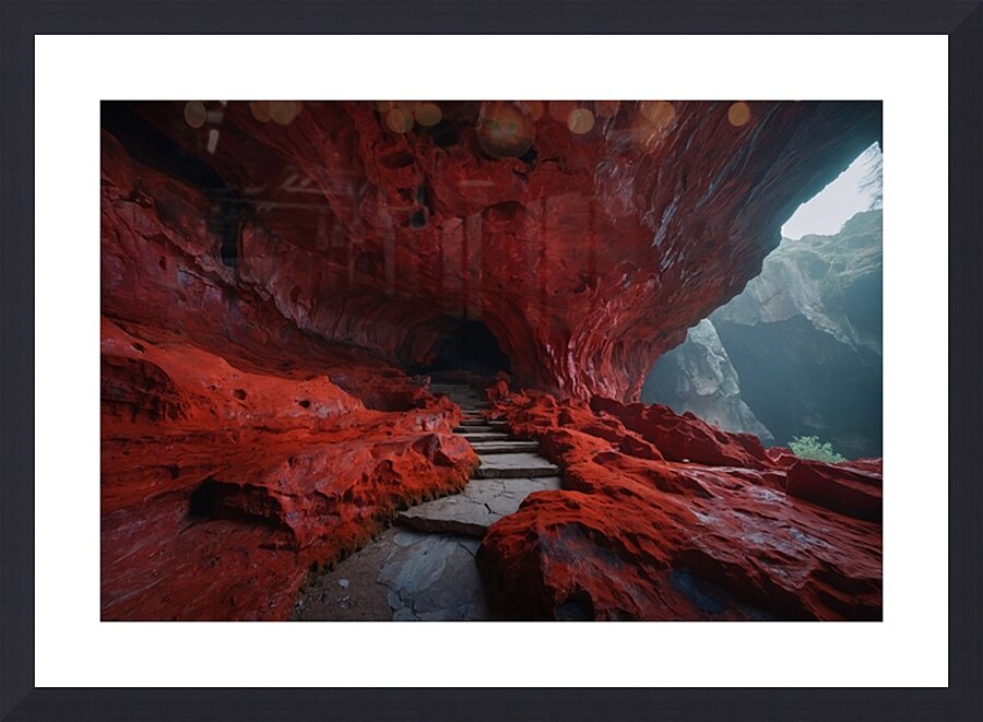 Caves Wallpaper 96 Picture Frame print