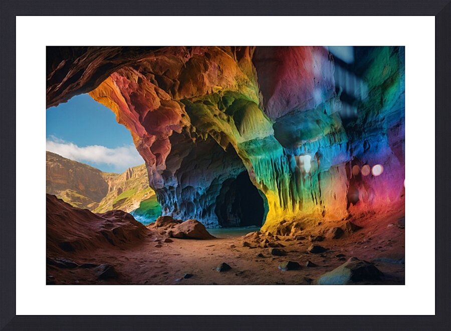 Caves Wallpaper 93 Picture Frame print