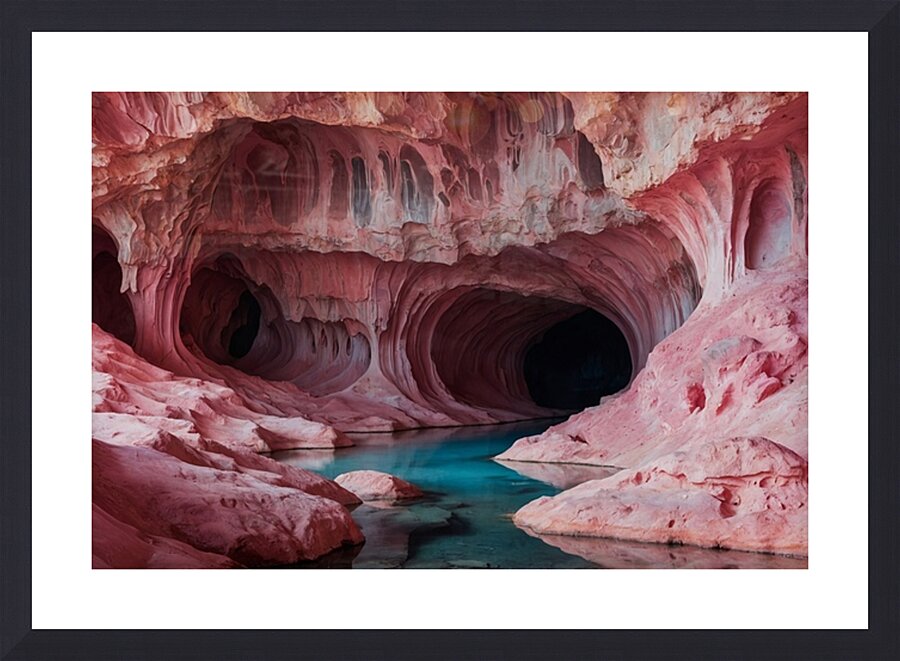 Caves Wallpaper 76 Picture Frame print